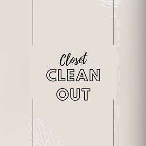 Closet Clean Out🤍